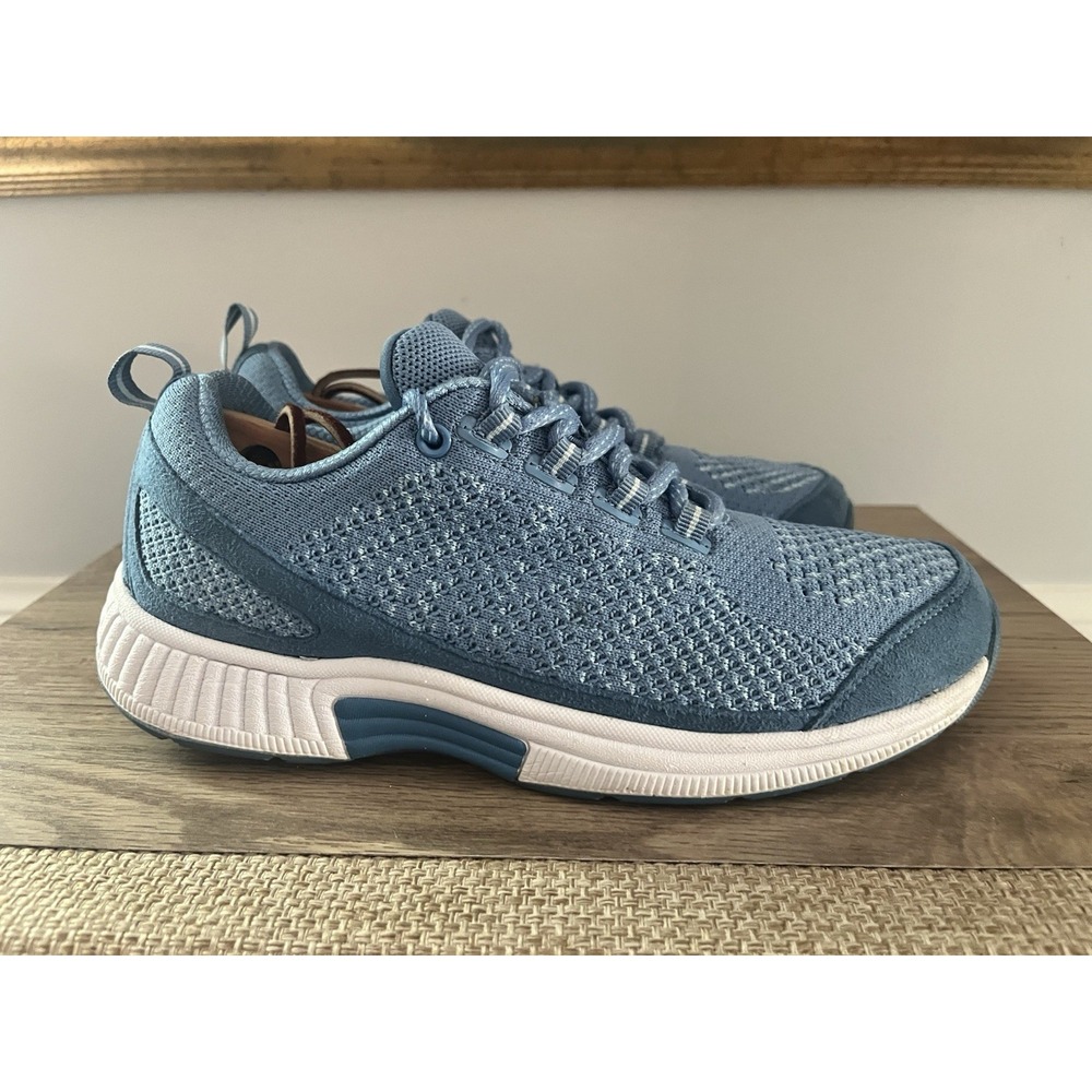 Orthofeet Women's 7.5 Blue Athletic Shoes Sneakers Lace Up W2